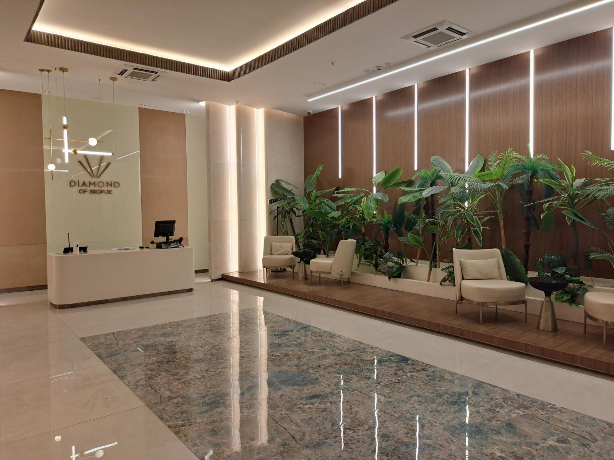 Divine 69 Luxury Apartment, Skopje City - Center, Diamond Residences, Free Parking Экстерьер фото